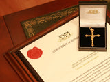 Early 19th Century French gold crucifix