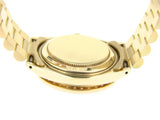 Pre Owned Mid Size Rolex Yellow Gold Datejust President Gold Champagne 6827