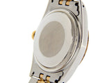 Pre Owned Mens Rolex Two-Tone Datejust with a Gold Linen Dial 16013