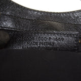 Balenciaga Black Lambskin Gold Giant 12 Part-Time Motorcycle Handbag