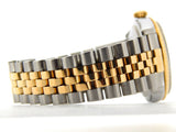 Pre Owned Mens Rolex Two-Tone Datejust with a Green Arabic Dial 16233