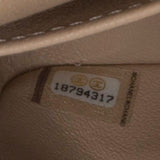 Chanel Beige Caviar Leather Quilted Classic Large Chain Bag
