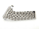 Pre Owned Mens Rolex Stainless Steel Datejust with a Black Diamond Dial 16220