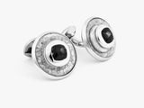 Tateossian Gold and Diamonds Cufflinks