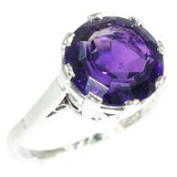 Platinum vintage engagement ring