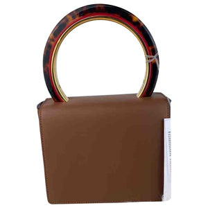 Marni pannier brown leather handbag