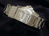 PRE OWNED MENS ROLEX STAINLESS STEEL SUBMARINER DATE WITH A BLACK DIAL 16610