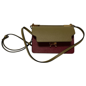 Marni trunk multicolour leather handbag