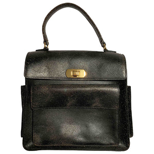 Marni black leather handbag