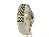 Pre Owned Mens Rolex Two-Tone Datejust with a Black Dial 1601