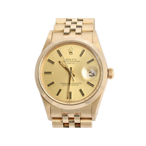 Rolex oyster perpetual 34mm gold yellow gold watch