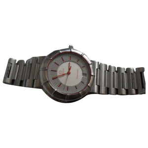 Omega seamaster silver steel watch