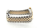 Pre Owned Mens Rolex Two-Tone Datejust with a Black Diamond Dial 1601