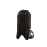 Chanel Black Velvet Calfskin Boy Brick Horizontal Chain Bag