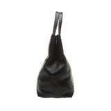 Miu Miu Black Calf Leather with Rivets Handbag