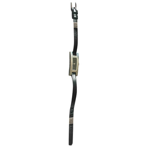 Gucci black steel watch