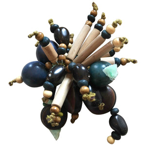 Marni  wood pins & brooches