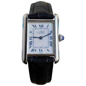 Cartier tank solo silver silver watch