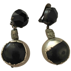 Marni multicolour silver plated earrings