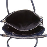 Miu Miu Navy / Black Shiny Calf Leather Handbag