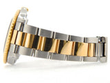 PRE OWNED MENS ROLEX TWO-TONE GMT-MASTER II ROOT BEER WITH A BROWN DIAL 16713