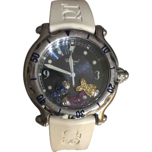 Chopard happy sport anthracite steel watch