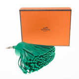 Hermes Menthe Leather Porte Cles Charm