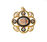 A pendant with an image of the Pantheon