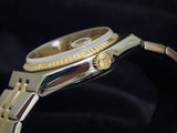 PRE OWNED MENS ROLEX TWO-TONE OYSTERQUARTZ DATEJUST GOLD CHAMPAGNE 17013