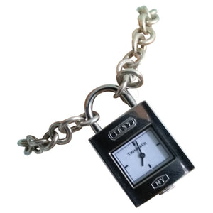 Tiffany & Co silver steel watch