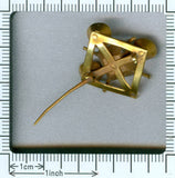 Early renaissance gold brooch