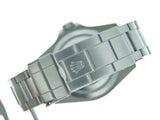 PRE OWNED MENS ROLEX STAINLESS STEEL SUBMARINER WITH A BLACK DIAL 14060
