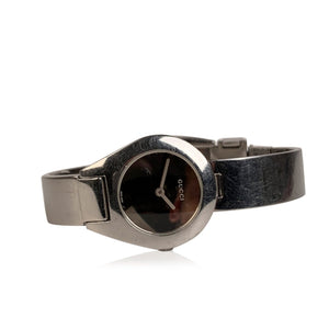 Gucci silver steel watch