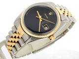 Pre Owned Mens Rolex Two-Tone Datejust with a Black Dial 1601