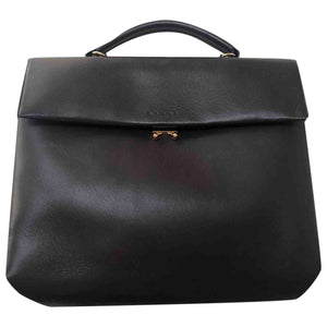 Marni trunk brown leather handbag