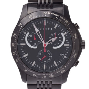 Gucci g-timeless black steel watch