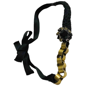 Marni gold metal necklaces