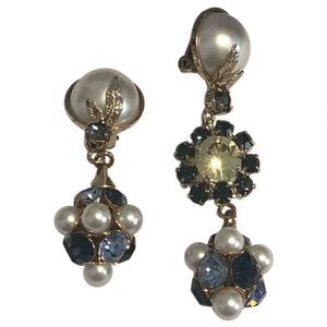 Erdem gold metal earrings