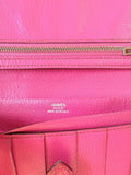 Hermes Bearn Fuschia Ostrich wallet