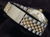 Pre Owned Mens Rolex Two-Tone Datejust with a Blue Dial 16013