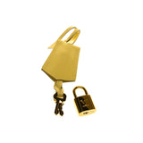 Louis Vuitton M90104 Monogram Vernis Citrine Alma BB Handbag with Shoulder Strap