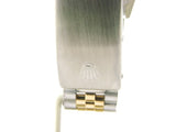 Pre Owned Mens Rolex Two-Tone Datejust with a Gold Champagne Dial 16233