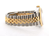 Pre Owned Mens Rolex Two-Tone Datejust with a Slate Arabic Dial 116233