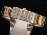 PRE OWNED MENS ROLEX TWO-TONE SUBMARINER DATE WITH A BLUE DIAL 16613