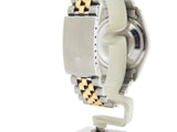 Pre Owned Mens Rolex Two-Tone Datejust with a Silver Dial 16013