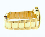 PRE OWNED MENS ROLEX YELLOW GOLD YACHT-MASTER DATE WITH A WHITE DIAL 16628