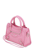 Mini Classic City Pink Leather Tote