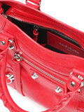 Mini Classic City Red Leather Tote