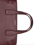 Medium Banner Mahogany Leather and Vintage Check Bag