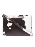 Small Cow Print Leather TB Bag
